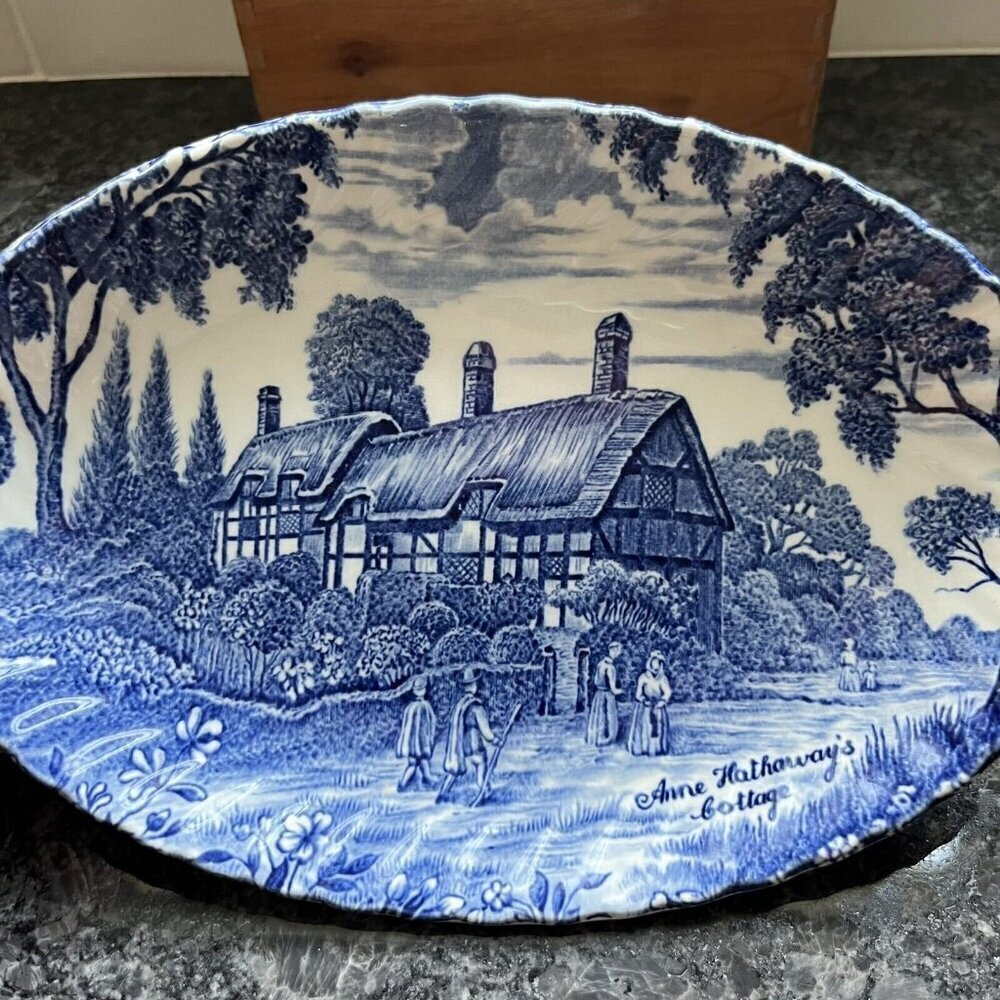 Anne Hathaway's Cottage Shakespeare Country Royal Essex Ironstone Small Platter